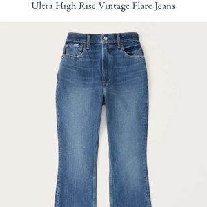 Ultra high rise vintage flare jeans